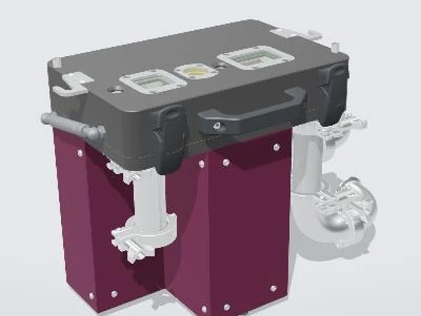Interactive 3D model of the AO Metal A30 print module