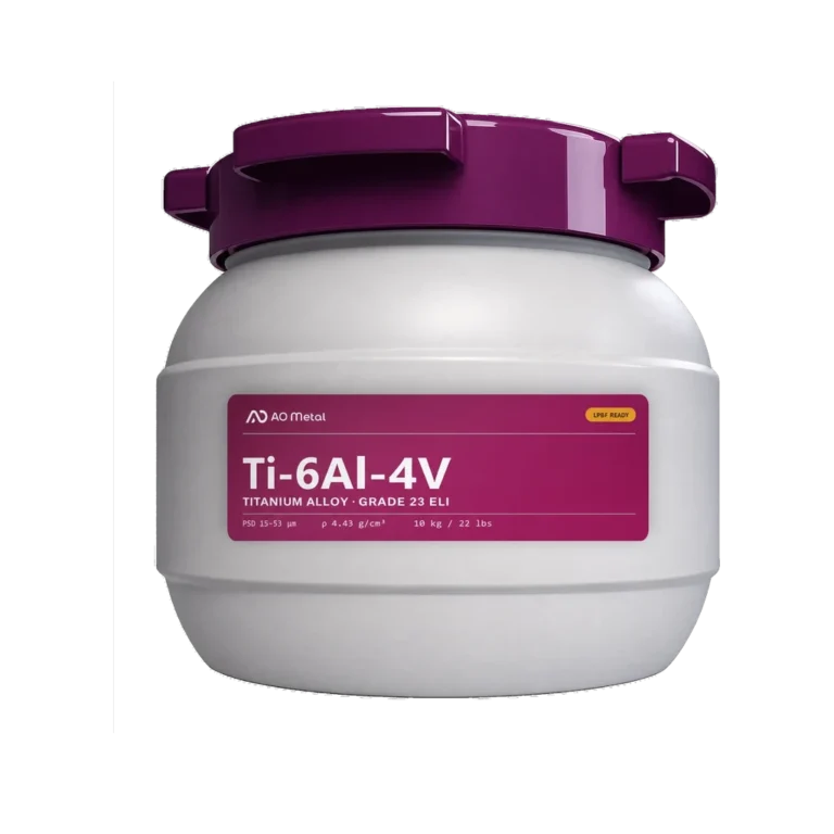 A-Powder Ti-6Al-4V Grade 23 ELI metal powder, 10 kg container